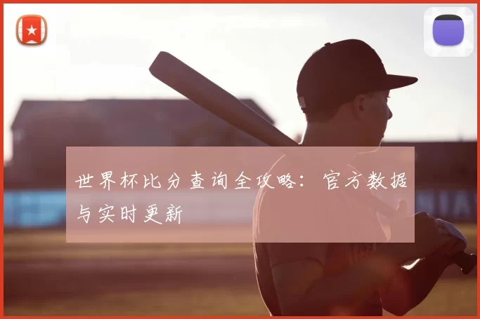 世界杯比分查询全攻略:官方数据与实时更新